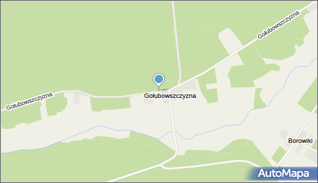 Gołubowszczyzna, Gołubowszczyzna, mapa Gołubowszczyzna