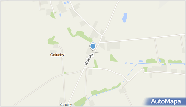 Gołuchy, Gołuchy, mapa Gołuchy