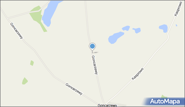 Goncarzewy, Goncarzewy, mapa Goncarzewy