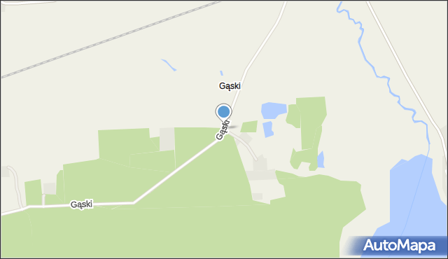 Gonty, Gonty-Leśniczówka, mapa Gonty