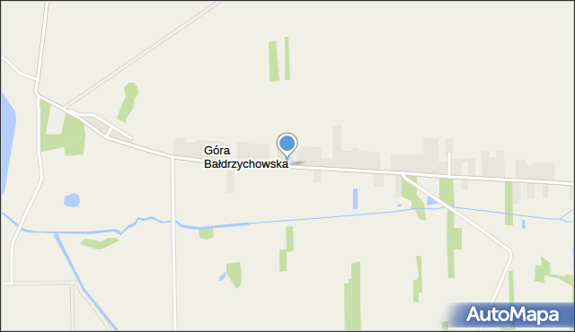 Góra Bałdrzychowska, Góra Bałdrzychowska, mapa Góra Bałdrzychowska