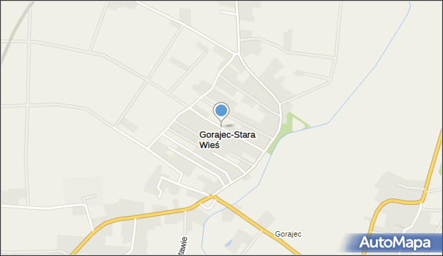 Gorajec-Stara Wieś, Gorajec-Stara Wieś, mapa Gorajec-Stara Wieś