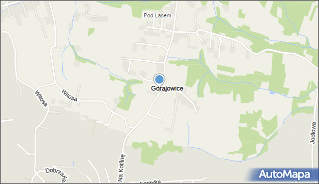 Gorajowice, Gorajowice, mapa Gorajowice