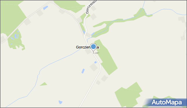 Gorczeniczka, Gorczeniczka, mapa Gorczeniczka