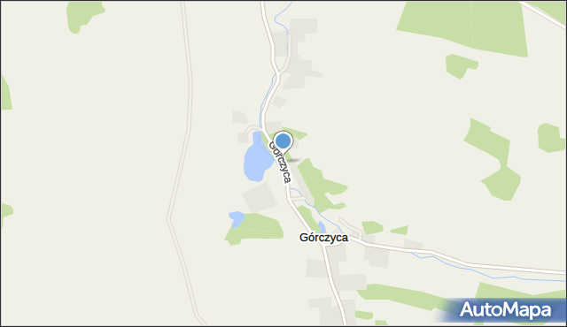 Górczyca, Górczyca, mapa Górczyca