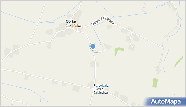 Górka Jaklińska, Górka Jaklińska, mapa Górka Jaklińska