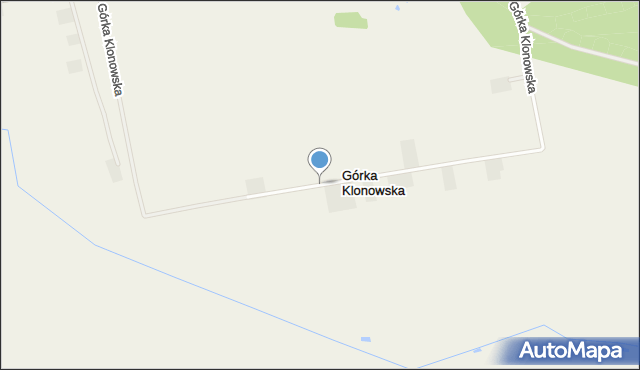 Górka Klonowska, Górka Klonowska, mapa Górka Klonowska
