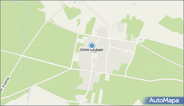 Górki-Grubaki, Górki-Grubaki, mapa Górki-Grubaki