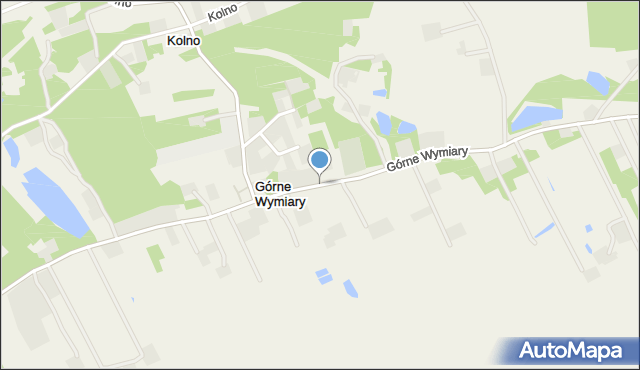 Górne Wymiary, Górne Wymiary, mapa Górne Wymiary