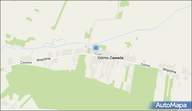 Górno-Zawada, Górno-Zawada, mapa Górno-Zawada