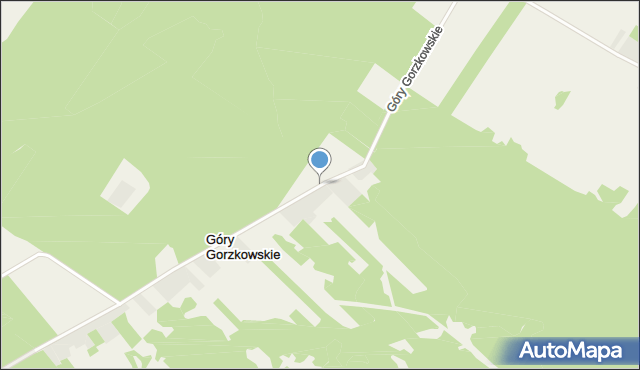 Góry Gorzkowskie, Góry Gorzkowskie, mapa Góry Gorzkowskie