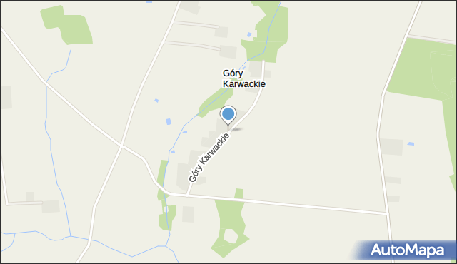 Góry Karwackie, Góry Karwackie, mapa Góry Karwackie