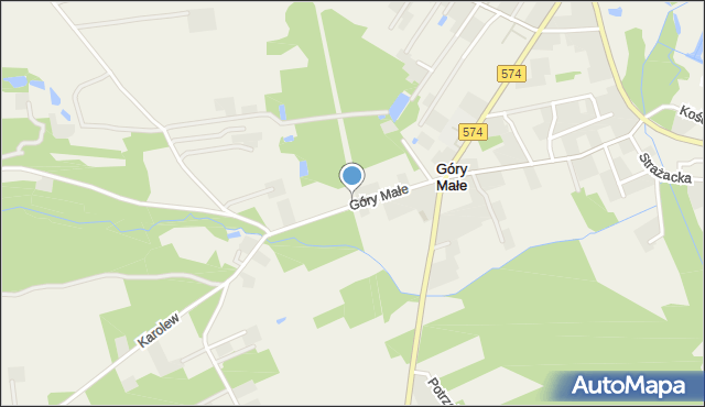 Góry Małe, Góry Małe, mapa Góry Małe