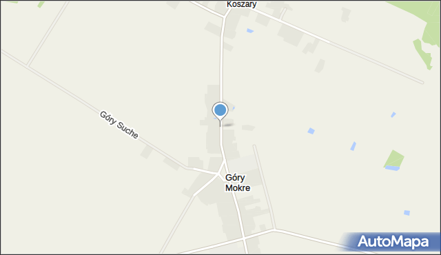 Góry Mokre, Góry Mokre, mapa Góry Mokre