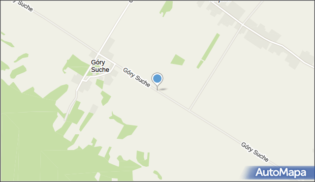 Góry Suche, Góry Suche, mapa Góry Suche