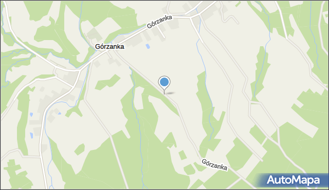 Górzanka, Górzanka, mapa Górzanka