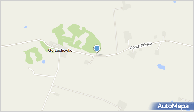 Gorzechówko, Gorzechówko, mapa Gorzechówko