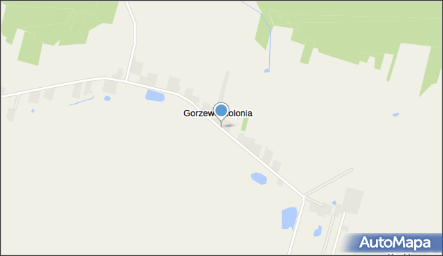 Gorzewo-Kolonia, Gorzewo-Kolonia, mapa Gorzewo-Kolonia