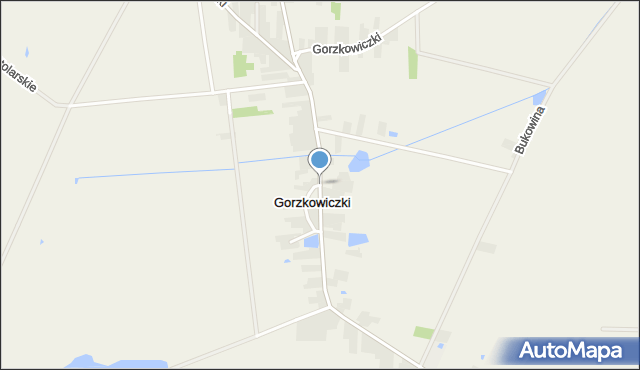 Gorzkowiczki, Gorzkowiczki, mapa Gorzkowiczki