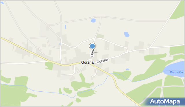 Górzna, Górzna, mapa Górzna