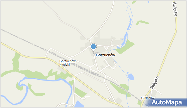 Gorzuchów, Gorzuchów, mapa Gorzuchów