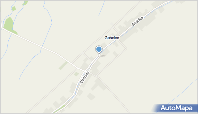 Gościce, Gościce, mapa Gościce