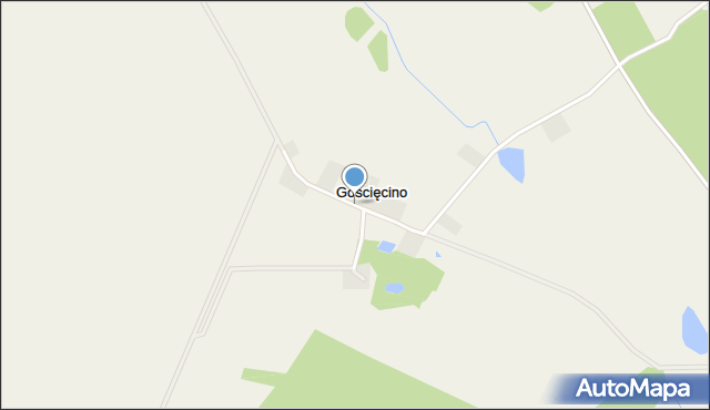 Gościęcino, Gościęcino, mapa Gościęcino