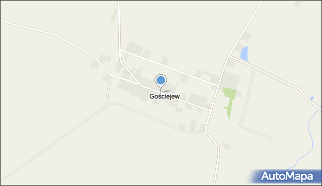 Gościejew, Gościejew, mapa Gościejew