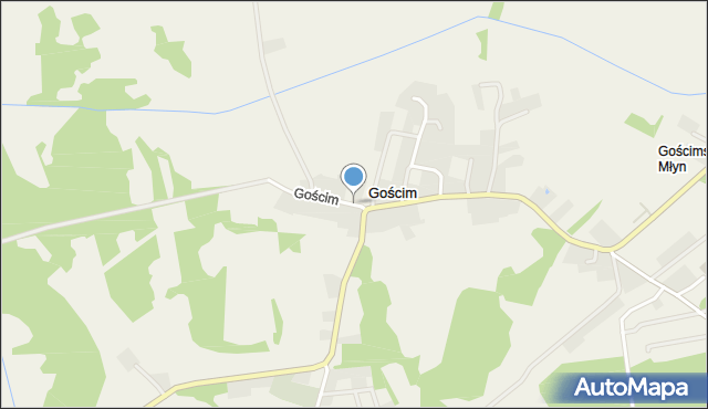 Gościm, Gościm, mapa Gościm