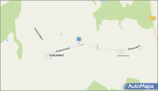 Gościmierz, Gościmierz, mapa Gościmierz