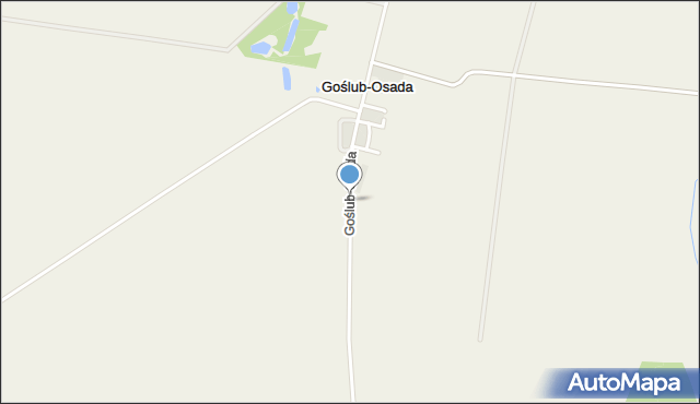 Goślub-Osada, Goślub-Osada, mapa Goślub-Osada