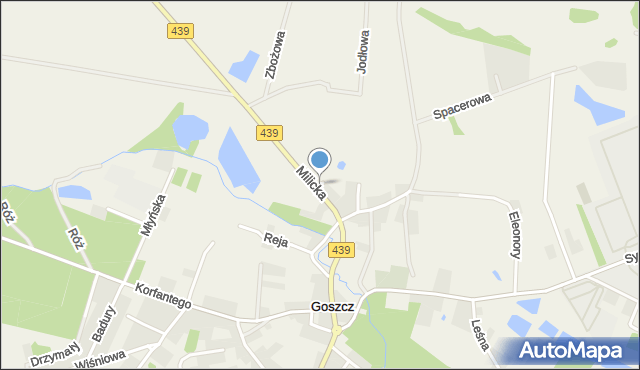 Goszcz, Goszcz, mapa Goszcz