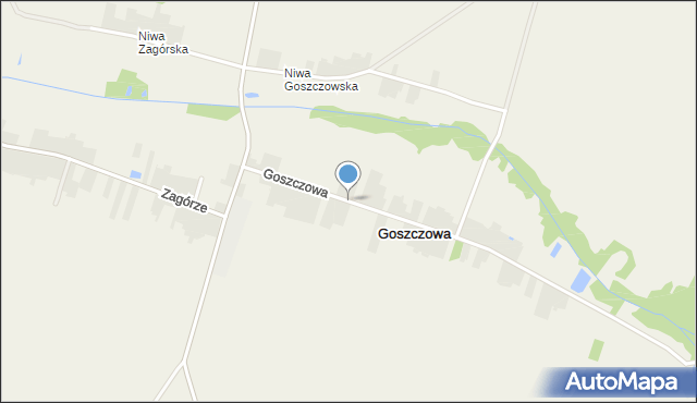 Goszczowa, Goszczowa, mapa Goszczowa