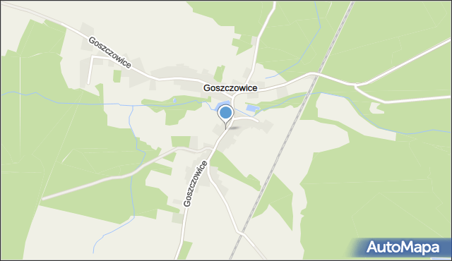 Goszczowice, Goszczowice, mapa Goszczowice