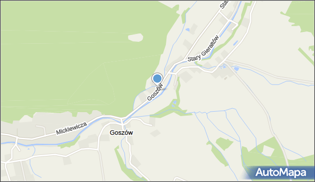 Goszów, Goszów, mapa Goszów