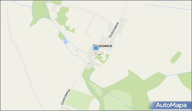 Goszowice, Goszowice, mapa Goszowice