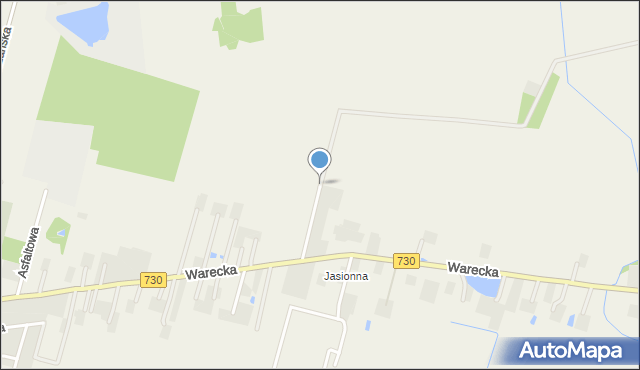 Jasieniec powiat grójecki, Gospodarcza, mapa Jasieniec powiat grójecki