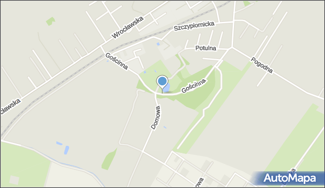 Kalisz, Gościnna, mapa Kalisza