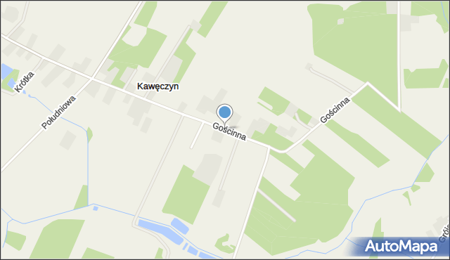 Kawęczyn gmina Tarczyn, Gościnna, mapa Kawęczyn gmina Tarczyn
