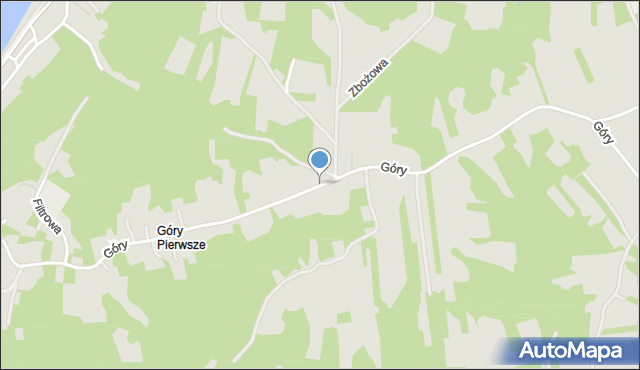 Kazimierz Dolny, Góry, mapa Kazimierz Dolny