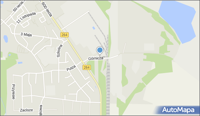 Kleczew, Górnicza, mapa Kleczew