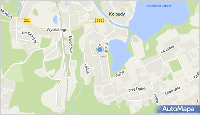 Kolbudy, Górna, mapa Kolbudy