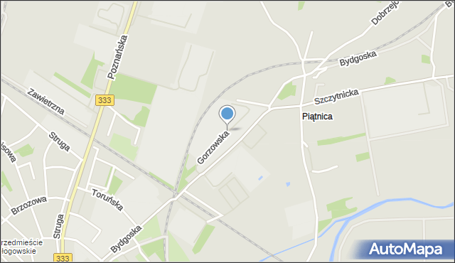 Legnica, Gorzowska, mapa Legnicy