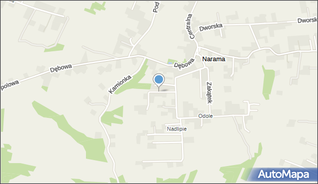 Narama, Górska, mapa Narama