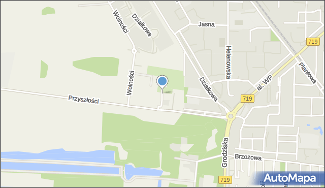 Parzniew, Gościnności, mapa Parzniew