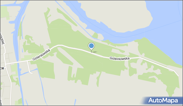 Police, Goleniowska, mapa Police