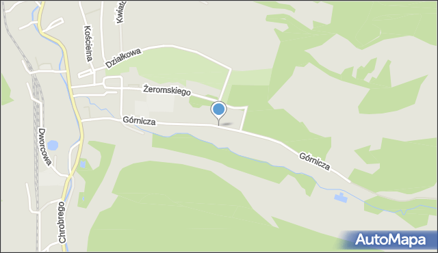 Wojcieszów, Górnicza, mapa Wojcieszów