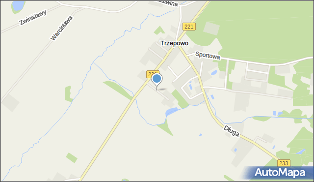 Borowina gmina Przywidz, Granitowa, mapa Borowina gmina Przywidz