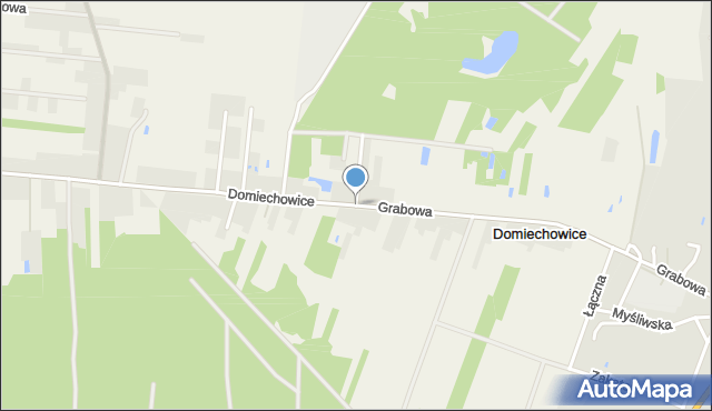 Domiechowice, Grabowa, mapa Domiechowice