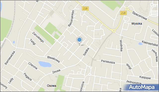 Gdańsk, Gryfa Pomorskiego, mapa Gdańska